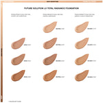 Shiseido Future Solution LX Total Radiance Foundation swatches guide