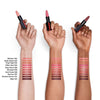 Shiseido ModernMatte Powder Lipstick swatches continued on light, medium and dark skin tones