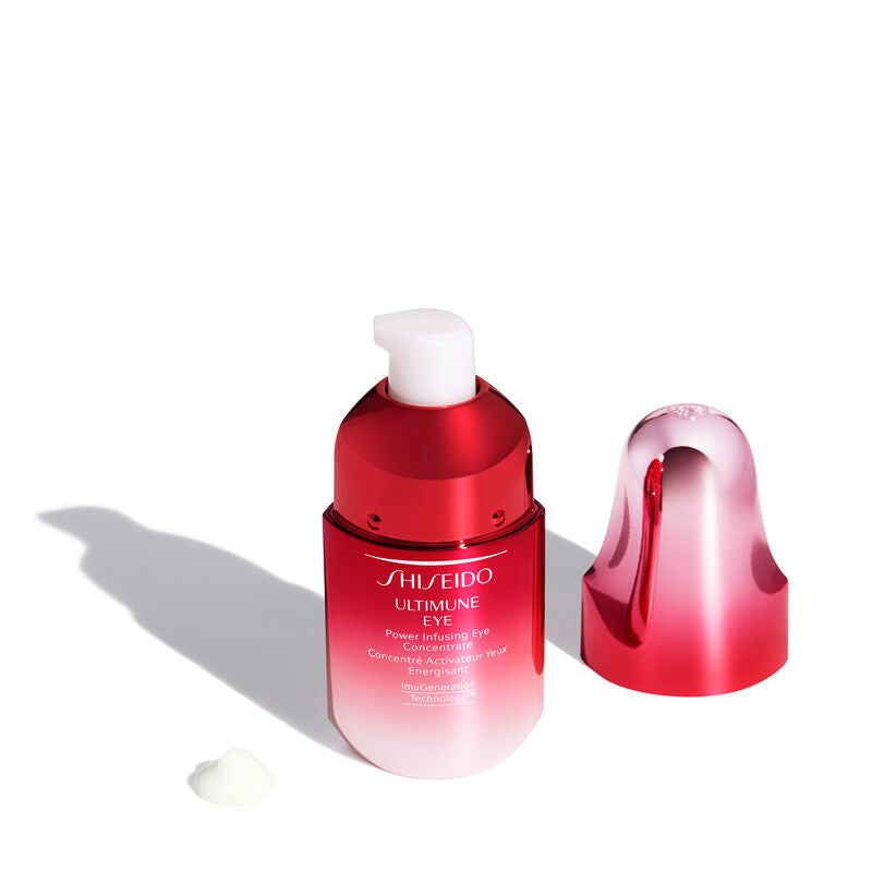 Shiseido Ultimune Eye Power Infusing Eye Concentrate open bottle