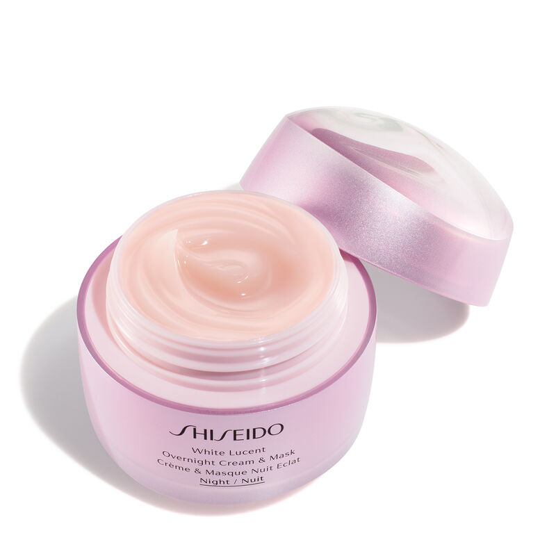 Shiseido White Lucent Overnight Cream & Mask open jar