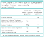 withinUs TruMarine Collagen nutrition facts